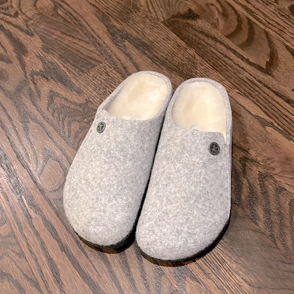 Birkenstock Kids Zermatt Rivet Shearling slippers - Picture 6 of 9